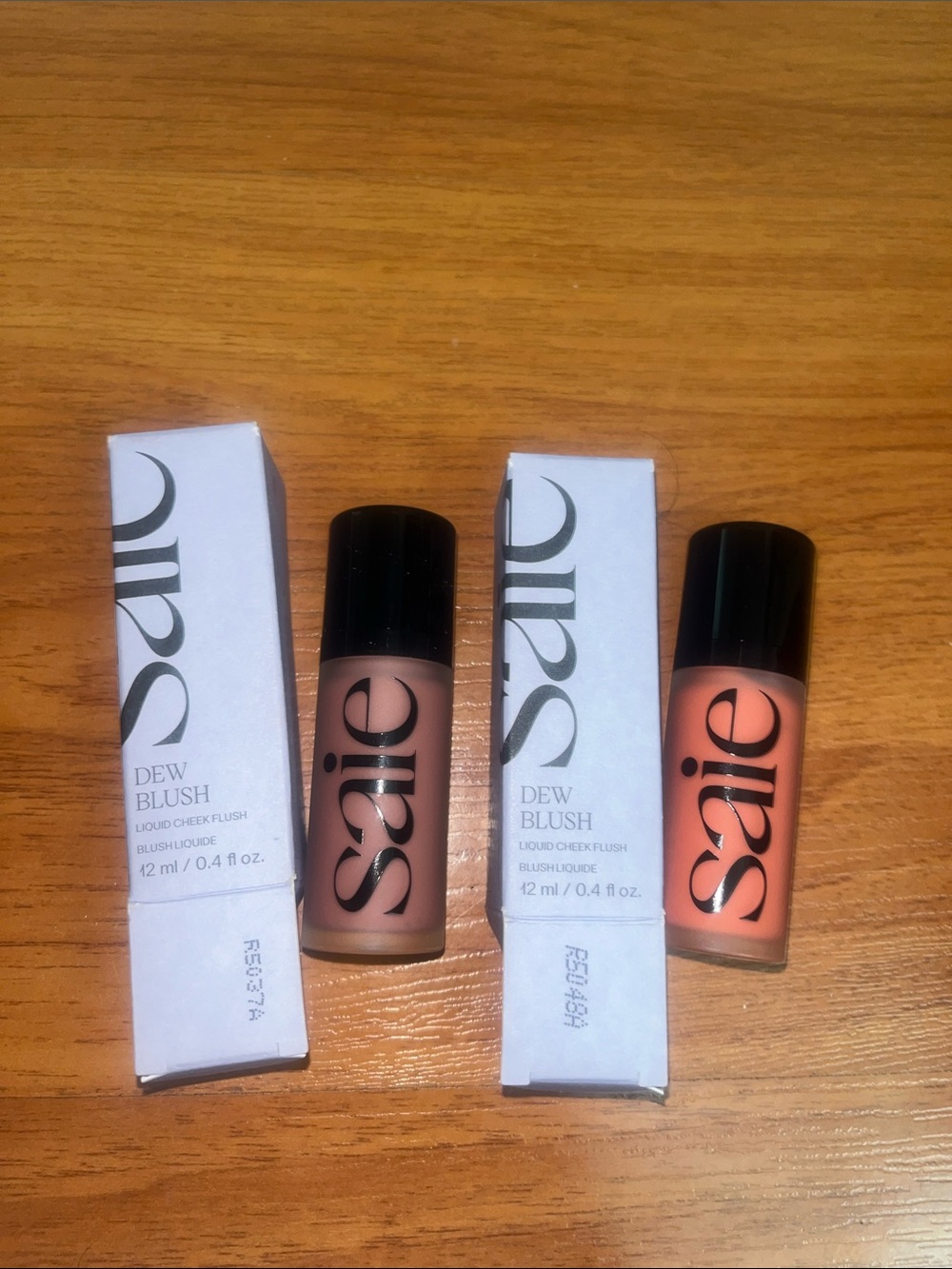Set of 2 Saie Dew Blush Liquid Cheek Flush - in Lady & Hottie